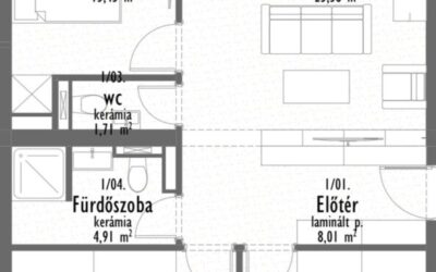 50-100m2 – es új építésű lakások 2025.márciusi átadással